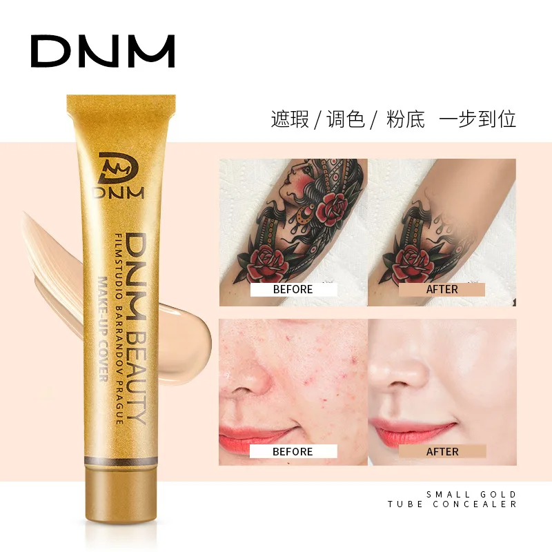 DNM консилер для лица 14 цветов Водонепроницаемый корректор Maquillaje стойкая кремовая основа для лица и тела контурная Жидкая основа для глаз