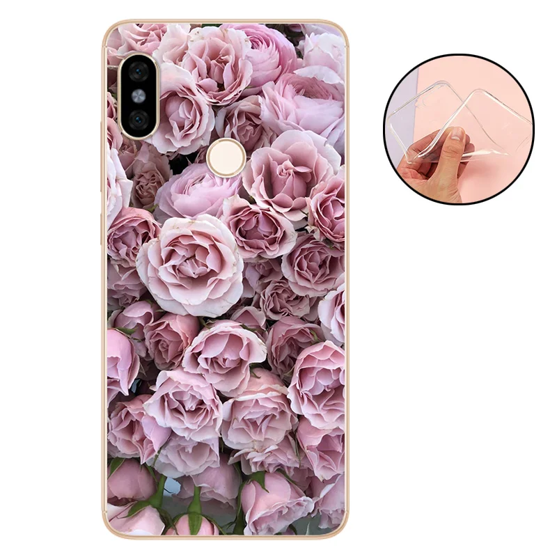 Untuk Xiao Mi Mi A2 Lite Silicone Case untuk Merah MI 6 Pro Ponsel Lembut TPU Back Cover 5.84