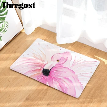 

Modern Flamingo Pattern Anti-Slip Door Mat Doormat Indoor Bedroom Living Room Floor Mat Rugs Welcome Mats for Front Door