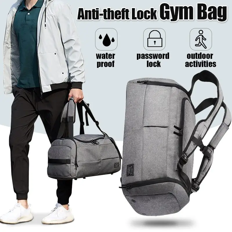 

Outdoor Men Women Luggage Travel Bag Large Capacity Travel Duffle Bag Satchel Shoulder Gym Sports Handbag with Shoes Storage