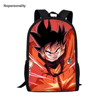 

Nopersonality Student Kids School Bags Cartoon Anime Dragon Ball Z Bookbags for Children Cool Teen Boys Schoolbags Mochila