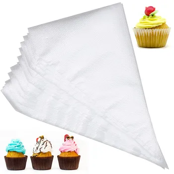

100pcs Disposable Pastry Bag Pastry Decoration Bag Fondant Cake Decoration Tool Icing Piping Tools for Baking Cake Bag Cake Tool