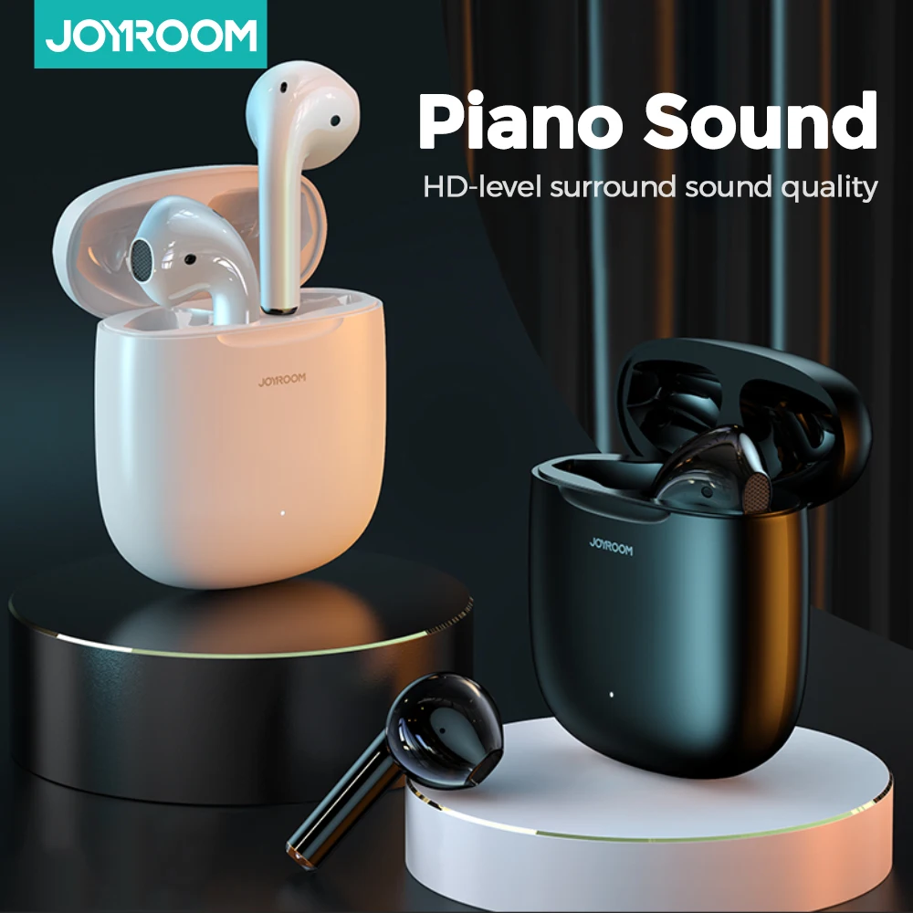 Joyroom-auriculares inalámbricos T13 TWS, por Bluetooth 5,0, impermeables, estéreo HD, micrófono incorporado, para Xiaomi, iPhone, Huawei, sonido Piano