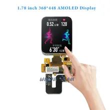Écran OLED AMOLED carré de 1.8 pouces, 368x448, pour Bracelet connecté, écran sur panneau tactile cellulaire, Interface Mipi