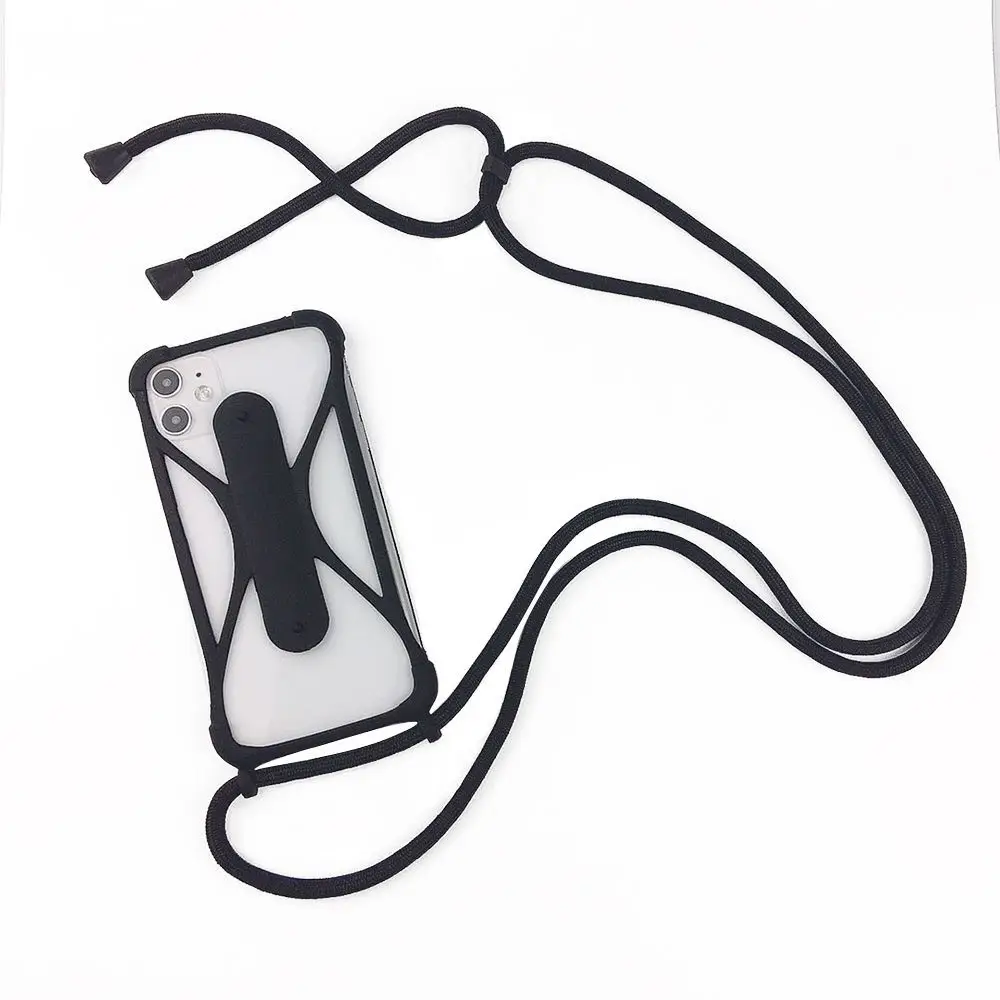 Новый силиконовый 4 0-6 0 дюймовый универсальный чехол со шнурком для Iphone Samsung Xiaomi