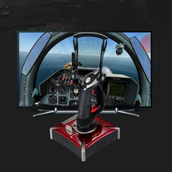 

PXN Flying Games Wired Game Joystick Flight Rocker Flight USB Simulator Gamepad for Computer PC
