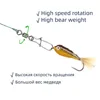 50 pcs Stainless Steel Fishing Connector Pin Bearing Rolling Swivel Snap in Box  Fishing Tackle Accessories For Lure Hook 4