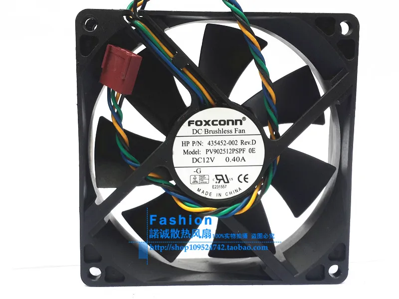 Новый FOXCONN PV902512PSPF 9 см четырехпроводной PWM термостат вентилятор 435452-00192x92x25mm |