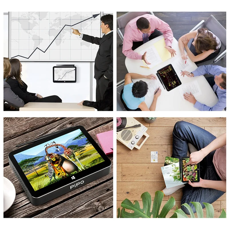 Горячая-Pipo X9S Win 10 Мини ПК в тел Cherry Trail Z8350 четырехъядерный 1920X1080P 2G/32G Smart tv Box Bluetooth 4,0 HD медиаплеер 8,9