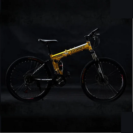 X-Front бренд горный велосипед 26 дюймов колеса 21/24/27 скорость рама из углеродистой стали горный велосипед Открытый Горные складной велосипед MTB велосипеда - Цвет: A yellow