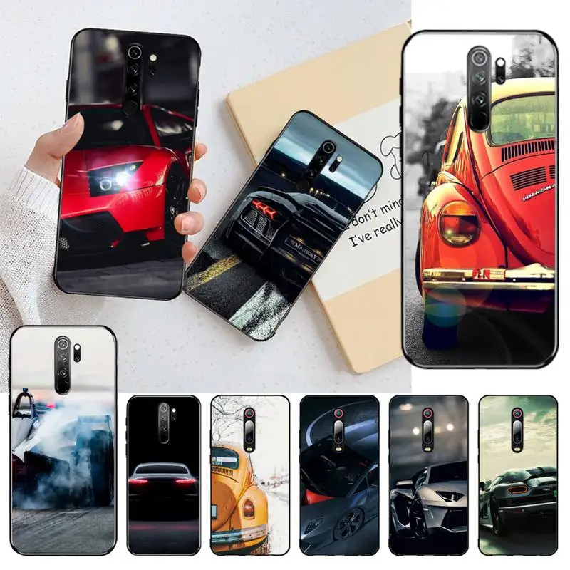 CUTEWANAN автомобильные мужские мягкие черные фотообои для Redmi Note 8 8A 8T 7 6 6A 5 5A 4 4X 4A Go