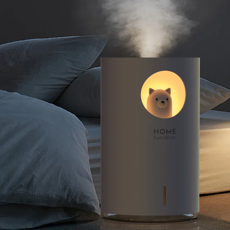 

Home Humidifier 700ML Large Capacity USB Air Humidificador Aroma Essential Oil Diffuser With Color LED Lamp Air purifier FoggeR
