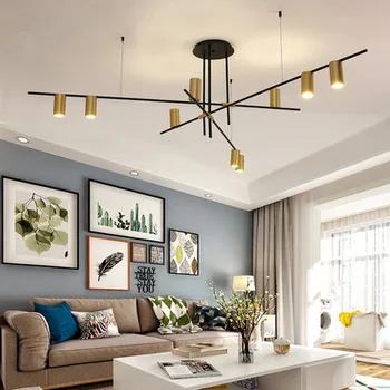 

Scandinavian Post-modern LED Ceiling Chandeliers Lighting Creative Designer Hanging Lamp Dining Room Living Room Coffee Lustre