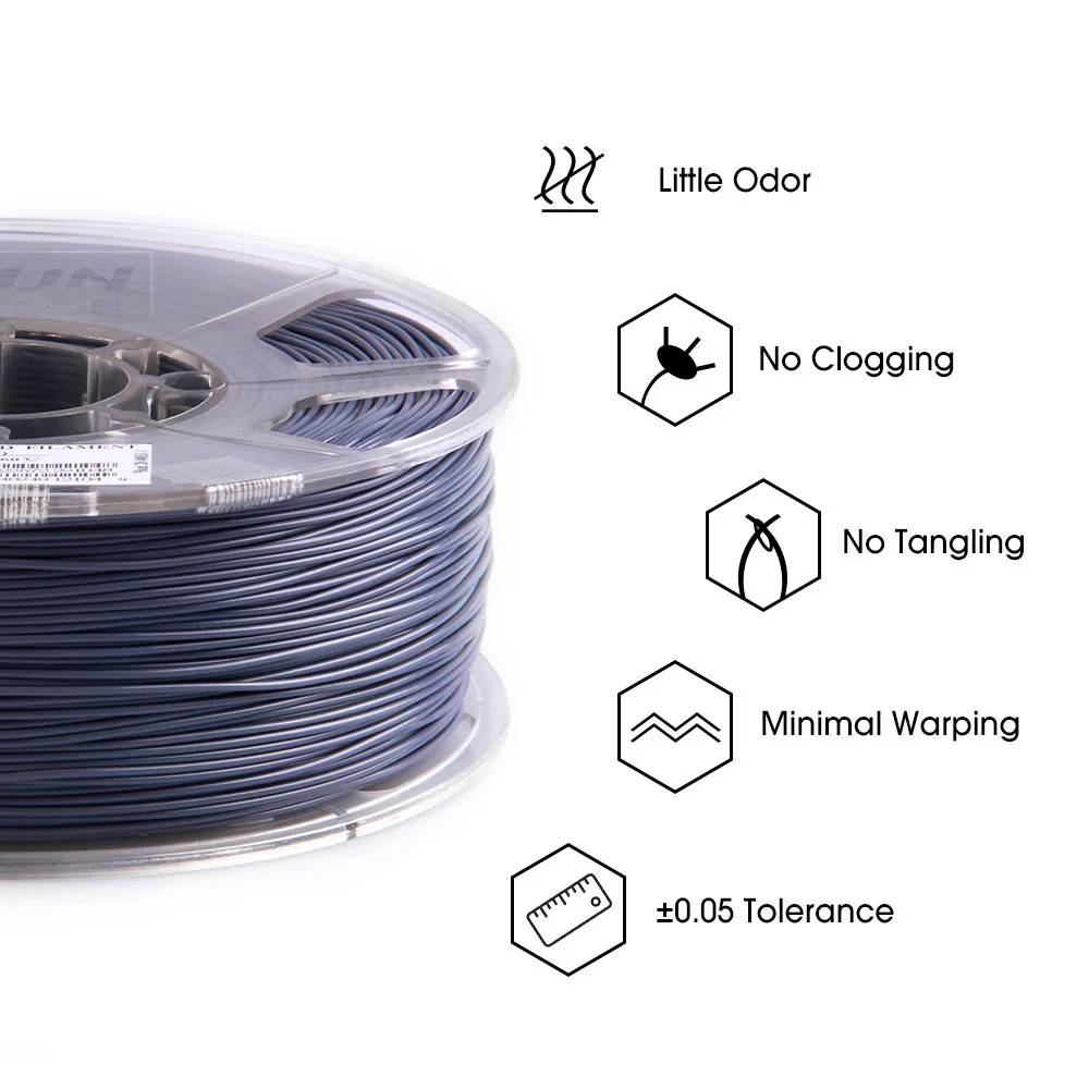 Filament PLA K6FR 1,75/2,85 mm, filament pour imprimante 3D, matériau  ignifuge, haute stabilité thermique sans gauchissement, bobine de 1