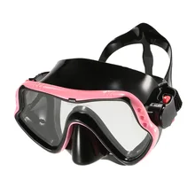 Анти-Туман UV400 защита одно окно Дайвинг маска Сноркелинг маска подводное плавание маска очки закаленное стекло объектив