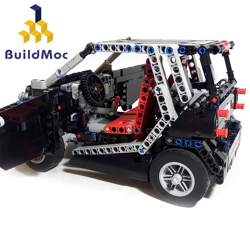 BuildMOC Новый Technic Smart Fortwo автомобиль подходит модель автомобиля строительные блоки