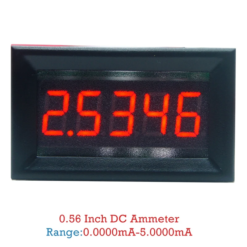 0,56 дюйма Led 5 бит высокая точность цифровой АММ этер панель Измеритель Тока Тестер детектор