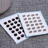 24pcs Mini 6mm Metal Buckle Invisible Snap Button Buckle For DIY Doll Clothes 1/6 Doll Clothing Sewing Accessories