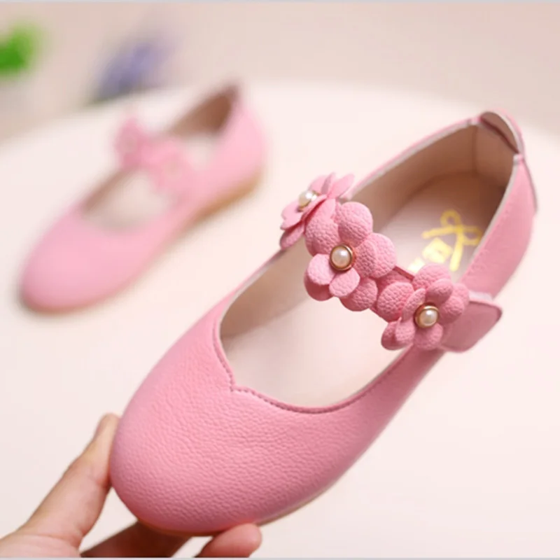 children's sandals near me 1-11 year Leather Girls Shoes Flowers Party Shoes For Baby Princess Shoes for Kids Children Flats Dress Shoe White Sandal Lady s children's shoes for sale