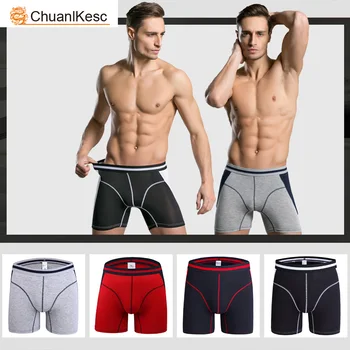 

High-elastic boxer pants long wear-resistant legs sports bunch dry men's underwear breathable comfortable underwear runn shorts