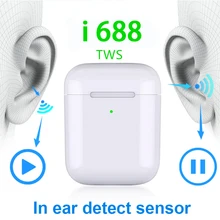 I688 TWS Магнитный зарядный ящик раздельное использование беспроводные наушники Беспроводная зарядка с датчиком PK i500 i1000 i200 i9000 i10000 tws