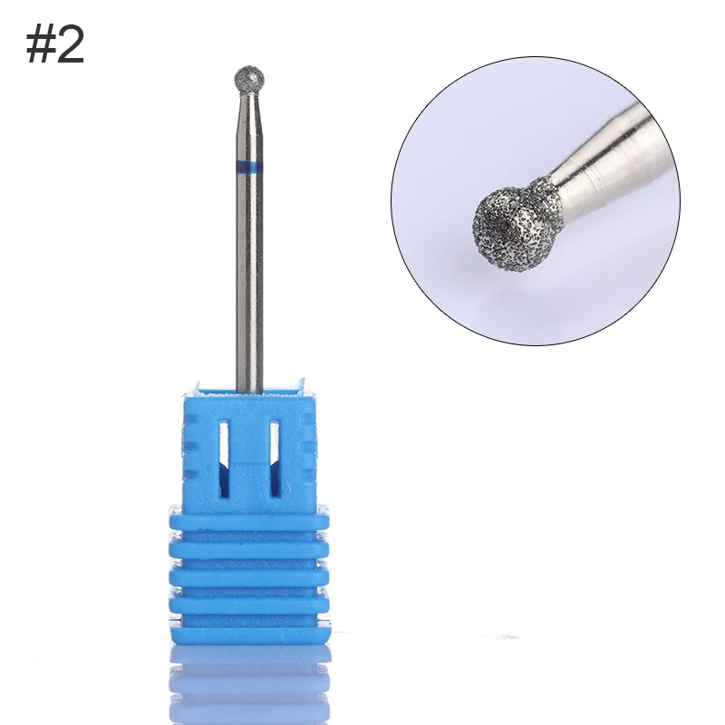 30 шт./пакет файл для шлифовки фрезы для маникюра и сверлами для ногтей для удаления кутикулы чистой бит элетрический Фрезер для педикюра аксессуар - Цвет: 2