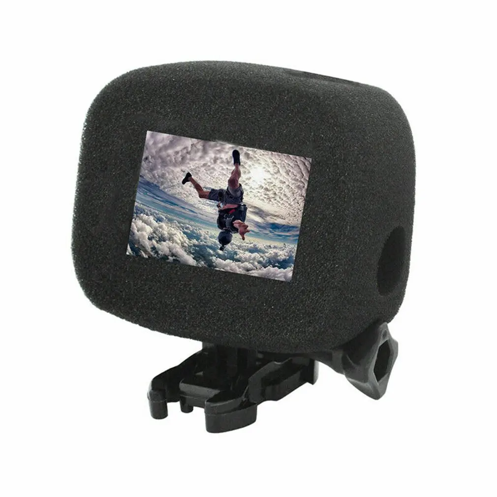 Para GoPro 7 6 5 a prueba de viento espuma de reducción de ruido funda de esponja para Gopro Hero 7 6 5 parabrisas de espuma