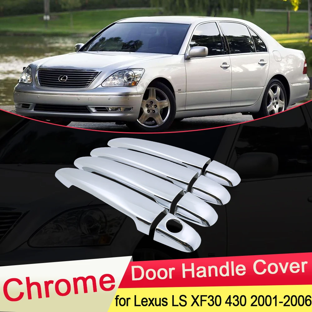 Для Lexus LS XF30 430 2001 2002 2003 2004 2005 2006 Luxuriou хромированная крышка дверной ручки комплект
