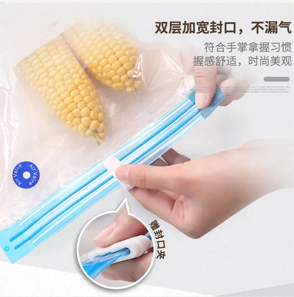 Portable Electric Vacuum Pump Packaging Machine with 5 Bags Mini Food Vacuum Sealing Machine Home Machine Kitchen Tool