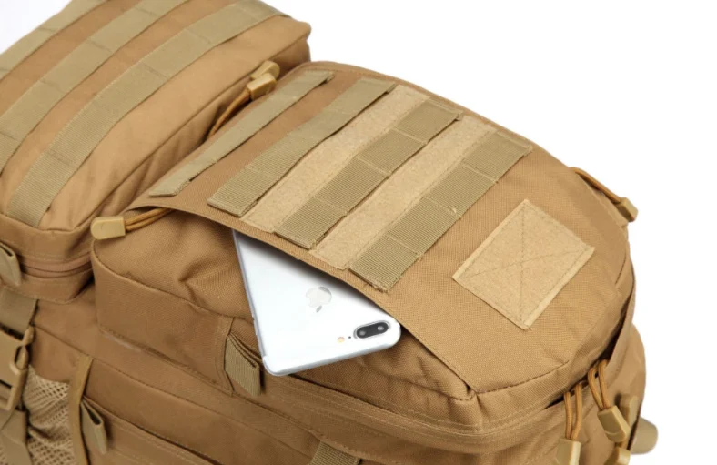 Molle Компьютерная сумка для путешествий на открытом воздухе для альпинизма коричневый Тактический 60л рыболовный рюкзак