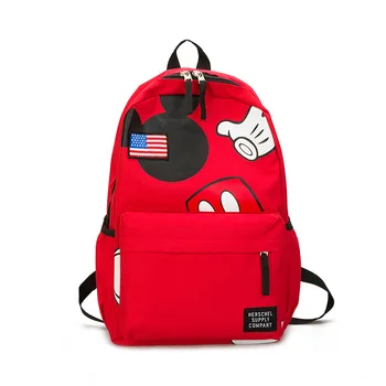 

Student Backpack Female 2020 New Casual Children's Cartoon Printed Backpack Wild Student School Bag Mochila Mujer