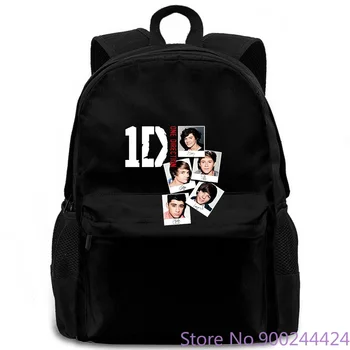 

AWDIP Official One Direction Photo Stack I Love 1D n Pop Music Harry Rock Roll women men backpack laptop travel school