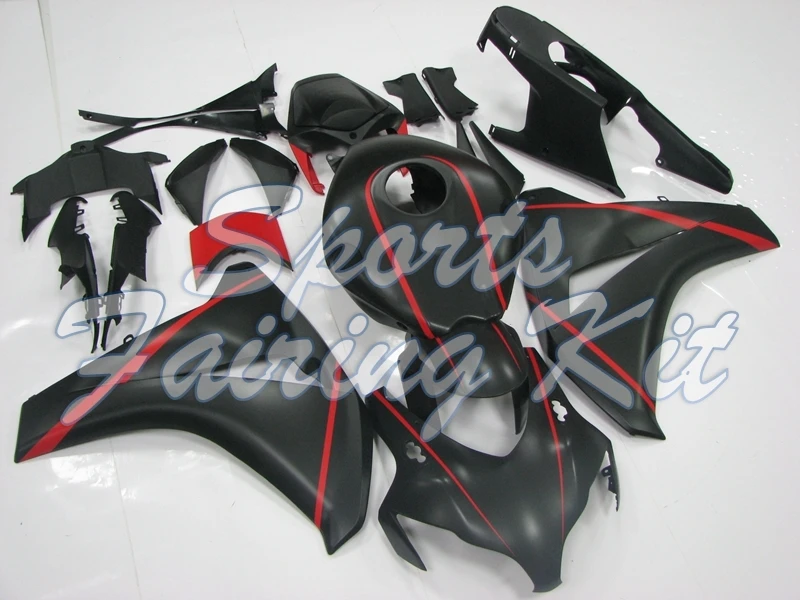 Пластиковые обтекатели для CBR1000RR 2008 2011 матовые черные красные наборы тела CBR 1000RR 10