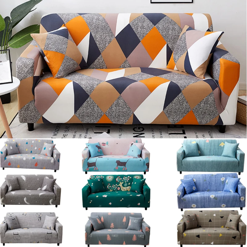 

Armchair Cover Single/Two/Three seat Stretch Slipcovers Sectional Elastic Stretch Sofa Cover for Living Room Couch Cover