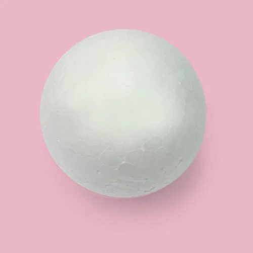 10 Pcs 50mm 60mm Creative DIY Craft White Foam Ball Spheres Ornament FOR UK