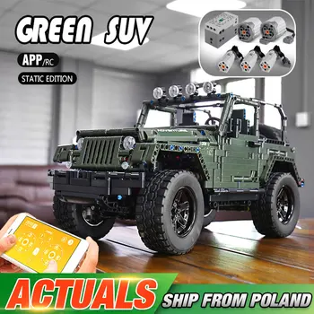 

DHL RC Car Jeeps Wranglering Adventurer Off-road car Technic fit Lepining 5140 Building Blocks Bricks Kids Toys Gifts for Kids