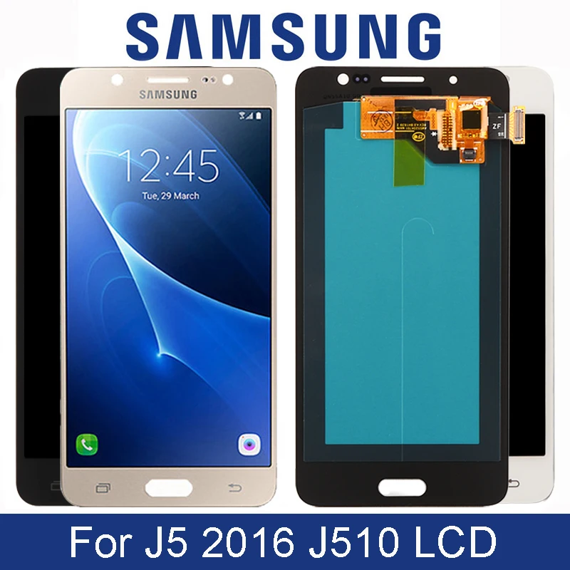 Оригинальный ЖК дисплей 5 2 ''Super AMOLED для Samsung Galaxy J5 2016 J510 J510F J510FN J510M сенсорный
