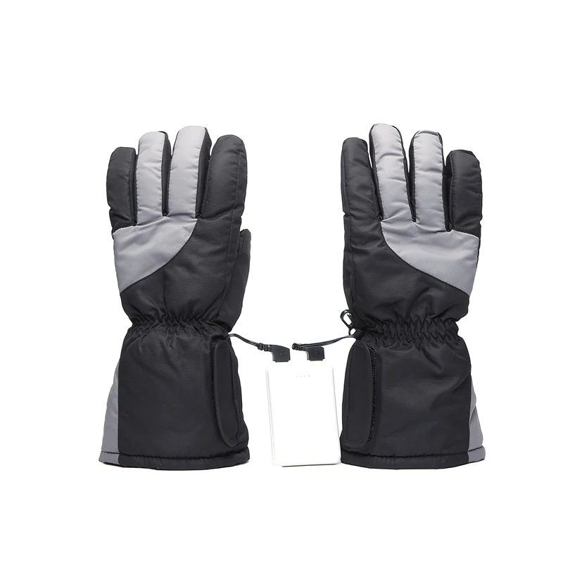 Electric Five Finger Ski Gloves 5Th Battery Heating Gloves Thickening Heating Gloves