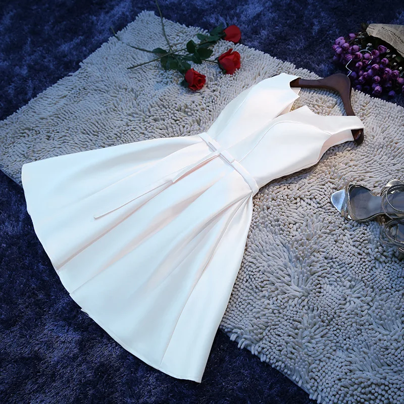 Короткое вечернее платье стиль корейский стиль вечерние платья для подружек невесты платье сестры