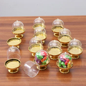 

36Pcs Candy Boxes Transparent Tray Shape Portable Creative Candy Boxes Candy Holders Candy Storage Boxes for Party Wedding