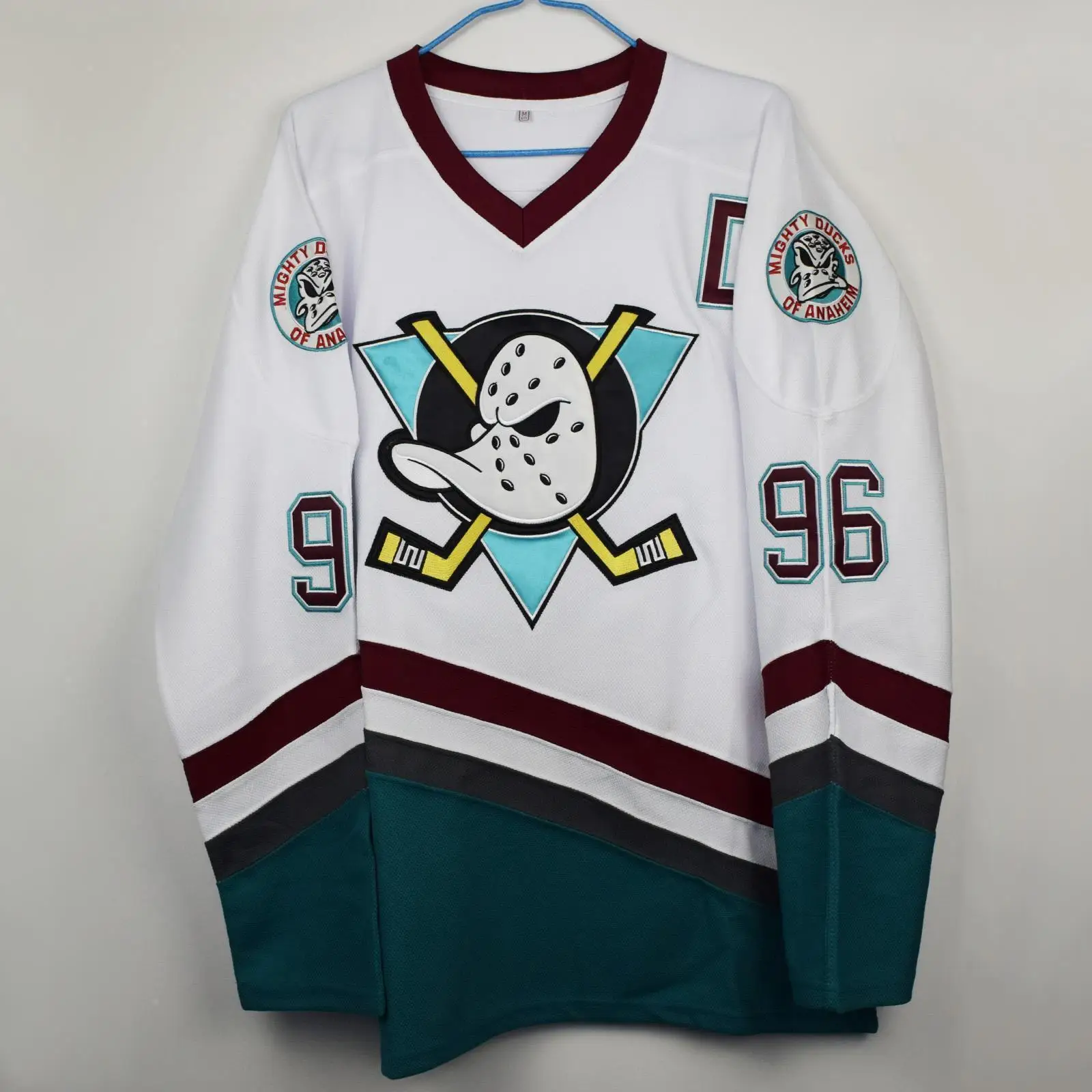 

Hockey Jersey Film Version Hockey Jersey No. 96 99 White Duck White