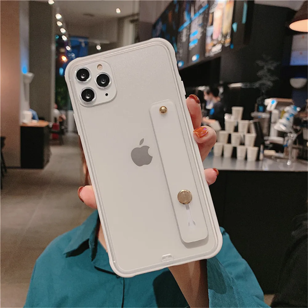 Lovebay ремешок Скраб чехол для телефона для iPhone 11 Pro Max XR XS X ультра тонкий прозрачный держатель чехол для iPhone 7 8 6 6s Plus