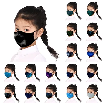 

Child Fashion Printing Dusyproof Windproof Fog Haze Can Put Filter Masque Mascarillas For Kids Boy Girl Fashion Face Cover
