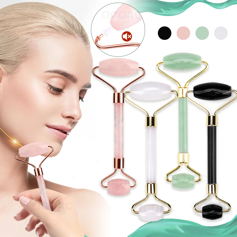 Liquidación Rodillos de piedra de Jade para masaje Facial, Piedra Rosa de cuarzo Natural, para adelgazar la barbilla, estiramiento Facial, cuidado de la piel dmx5Mb5DrZw Liquidación Rodillos de piedra de Jade para masaje Facial, Piedra Rosa de cuarzo Natural, para adelgazar la barbilla, estiramiento Facial, cuidado de la piel dmx5Mb5DrZw