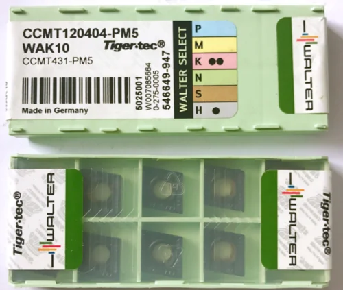 WALTER 10 шт. карбидные вставки CCMT 120404-PM5 WAK10
