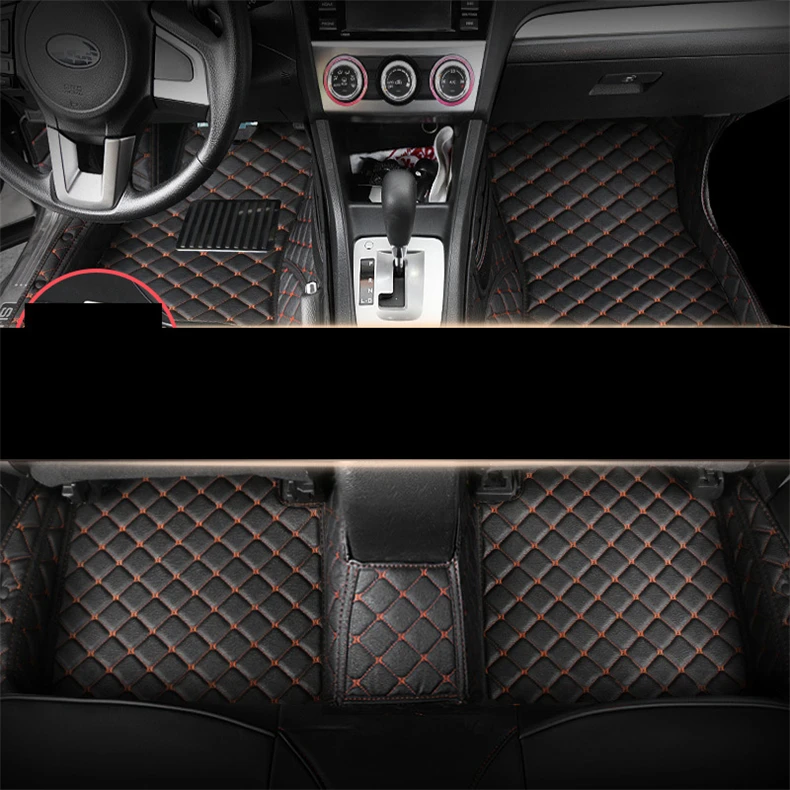Кожаный Автомобильный Коврик для subaru XV 2011 2012 2013 Impreza forester outback legacy