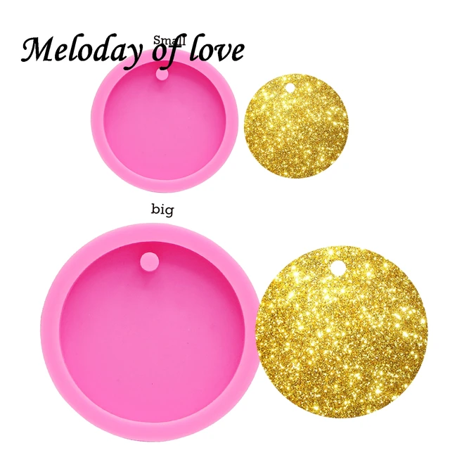 Semi Circle Silicone Mold Round Epoxy Resin Mould Key Chain