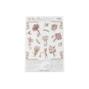 

6PCS/LOT The Vintage Stores Creative Retro Theme Paper Stickers Pack 145mm*210mm
