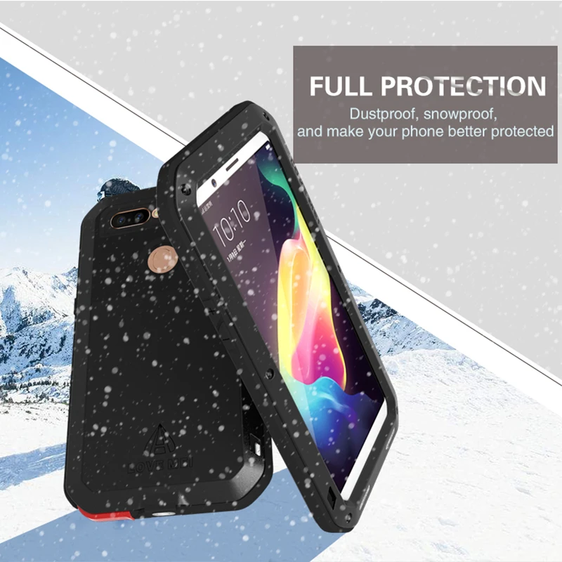 Алюминиевый металлический чехол LOVE MEI для OPPO R11s, мощный защитный противоударный водонепроницаемый чехол для OPPO R11s(6,01 дюйма) Coque