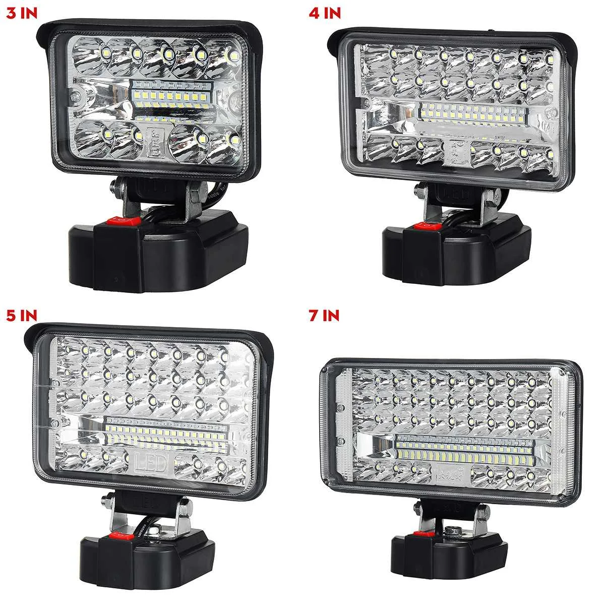 LED Lamp Work Light Flashlight For Makita 18V Lithium Battery BL1430 BL1830 USB Outdoor Lighting Work Lamp Camping Lighting